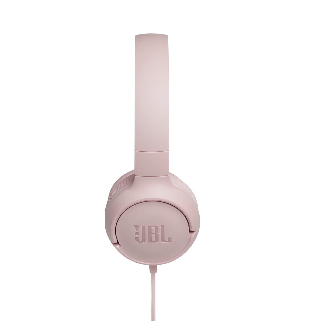 AUDIFONOS CABLEADOS JBL T500 ROSADOS 3.5MM CONTRARUIDO