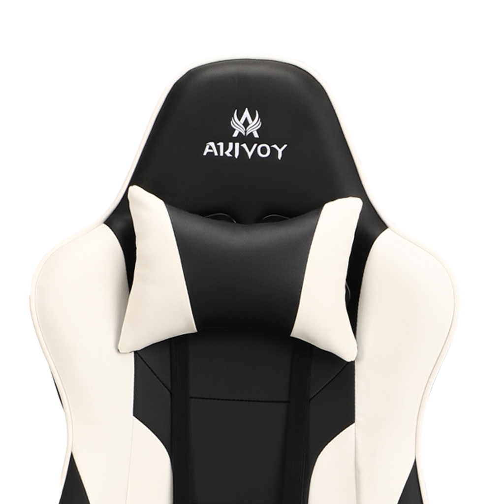 SILLA GAMER BLANCA RECLINABLE BRAZOS GRADAUBLES 8280-WHITE