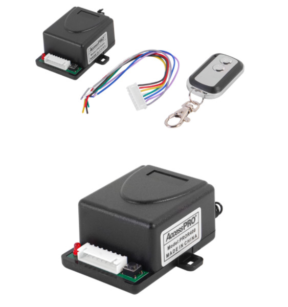 RECEPTOR INALAMBRICO CON 2 RELEVADORES Y CONTROL REMOTO  ACCESSPRO