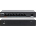 SWITCH POE 8 PUERTOS FASTETHER IEEE 802.3 AF/AT 1 PUERTO HASTA 60W RESTANTES HASTA 30W TOTAL MAX 96W DAHUA