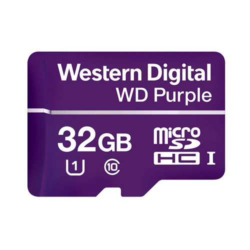 MICROSD WD PURPLE CLASE 10 32GB PARA VIDEOVIGILANCIA