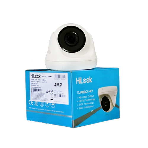CAMARA TURBO 4MP INT MINI TURRET D/NF2.8 EXIR IR20m PLASTICA HILOOK