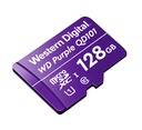 MICROSD WESTER DIGITAL PURPLE CLASE 10 128GB PARA VIDEOVIGILANCIA