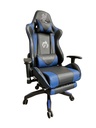 SILLA GAMER RECLINABLE ERGONOMICA AZUL KITSUNE