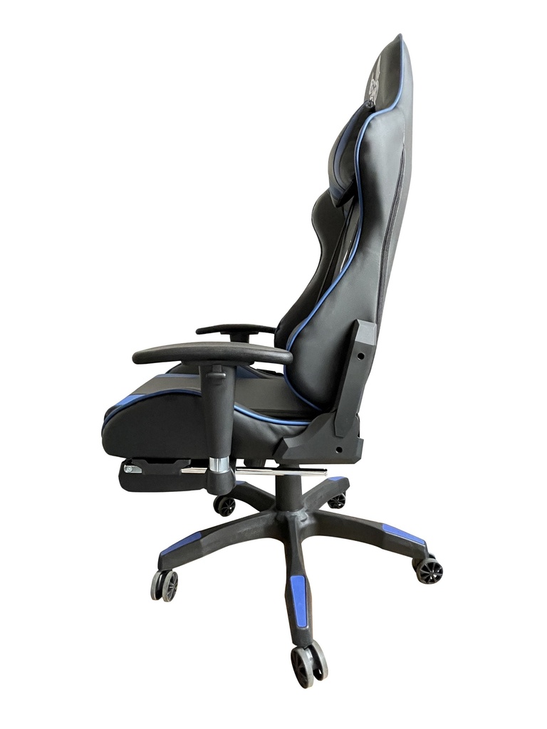 SILLA GAMER RECLINABLE ERGONOMICA AZUL KITSUNE