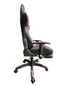 SILLA GAMER RECLINABLE ERGONOMICA MORADA KITSUNE