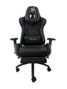 SILLA GAMER RECLINABLE ERGONOMICA NEGRA KITSUNE RGB RETROILUMINADA