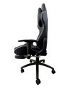 SILLA GAMER RECLINABLE ERGONOMICA NEGRA KITSUNE RGB RETROILUMINADA