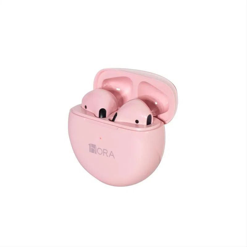 AUDIFONOS AIR POD BLUETOOTH RECARGABLES MANOS LIBRES ROSADO