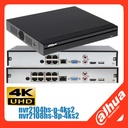 NVR 4CH H.265 DECODIFICACION 1CH@4K O 4CH@2MP AB ENTRADA 80MBPS 1 SATA 1 HDMI 4 PoE MAX. 50W