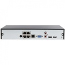 NVR 4CH H.265 DECODIFICACION 1CH@4K O 4CH@2MP AB ENTRADA 80MBPS 1 SATA 1 HDMI 4 PoE MAX. 50W