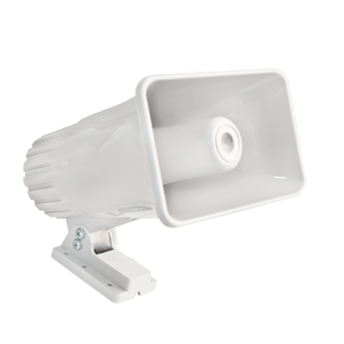 SIRENA PARA ALARMA DOBLE TONO 30W- DSC BLANCA