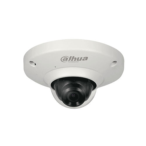 CAMARA TIPO OJO DE PEZ 5MP LENTE 1,4MM FOV 360° WDR 120DB IK10 H.265+ POE MIC INCORPORADO