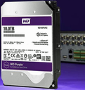 DISCO DURO DE 10TB TERAS WD WESTER PURPURA DVR 3 AÑOS