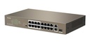 SWITCH POE 16 PUERTOS GIGABIT IEEE 802.3 AF/AT SALIDA TOTAL MAX 135W 4 MODOS DE OPERACIÓN