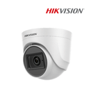 Domo TurboHD 5 Megapixel / Lente 2.8 mm / 20 mts IR EXIR / 4 Tecnologías / dWDR / Interior/ AUDIO POR COAXITRON /  HIKVISION
