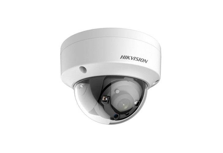 CAMARA TURBO 5MP DOMO ANTIVANDALICA EXIR 2.8 /3.6 /6 MM 0.01 LUX IR40m IP67 METAL HIKVISION
