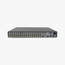 DVR 4 Megapixel  Hikvision / 32 Canales TURBOHD + 8 Canales IP / 2 Bahías de Disco Duro / 1 Canal de Audio / Video análisis