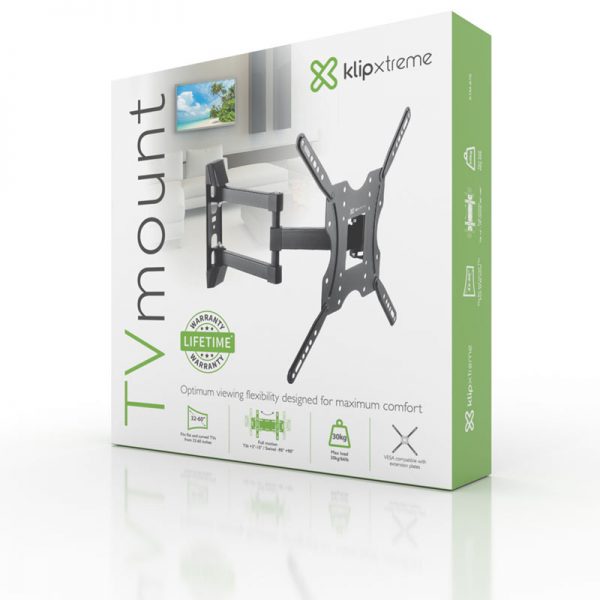 Soporte para TV KTM-876 Klip Xtreme de 32 a 60" Resiste 30KG.