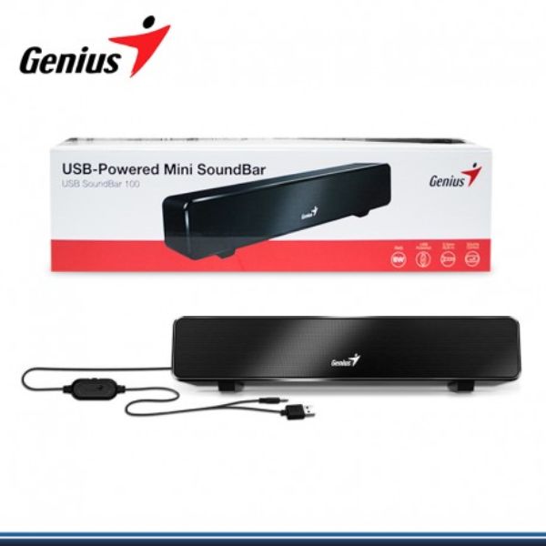 PARLANTE BAFLES GENIUS USB SOUNDBAR 100 6 WATTS