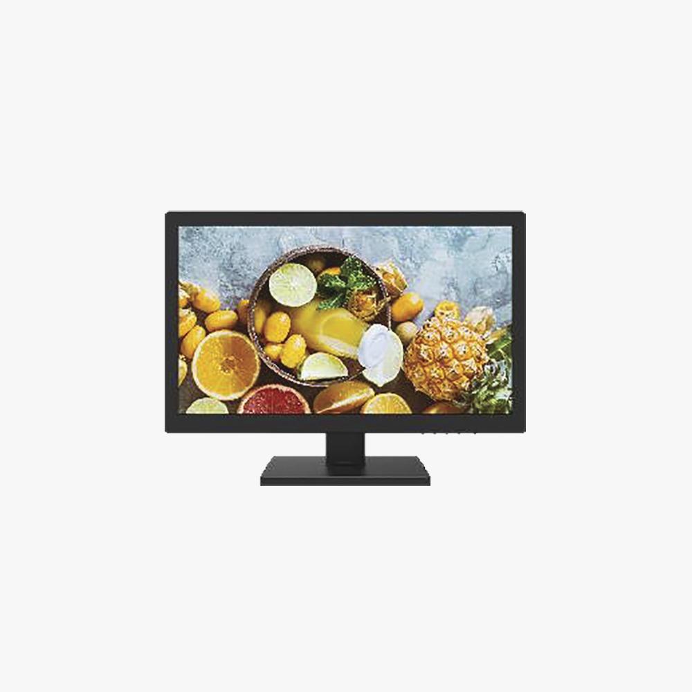 Monitor Profesional LCD de 18.5"/ Resolución 1366 x 768p / Entradas de Vídeo HDMI / VGA / Compatible con VESA / Hikvision