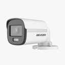 Bala TURBOHD 2 Megapixel (1080p) / Imagen a color VU 24/7 / Lente 2.8 mm / METAL / Luz Blanca 20 mts / Exterior IP67 / TVI-AHD-CVI-CVBS / dWDR / Hikvision
