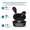 AUDIFONOS BLUETOOTH AUT114 NEGROS CON CARGA LCD AIRPODS TWS