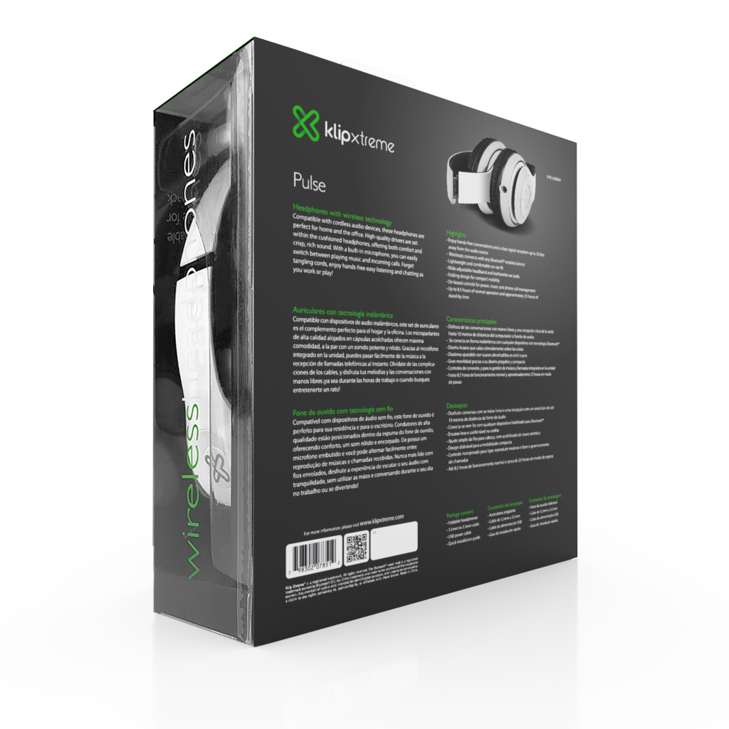 AUDIFONOS DIADEMAS COMPACTAS BLUETOOTH CONTRARUIDO PLEGABLE BLANCOS