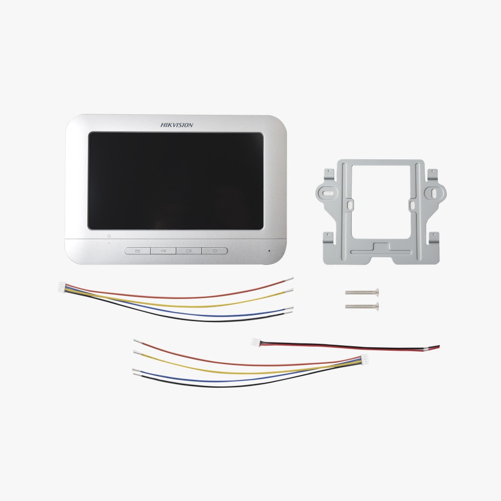 Monitor 7" Adicional para Videoportero Análogo DS-KIS202 / HIKVISION