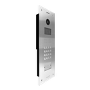 INTERCOMUNICADOR IP SIP METALICO PANTALLA 3" TECLADO CAM. 1,3MP FOV 75° 12VDC IP54 IK07 SIN SOPORTE