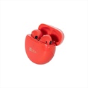 AUDIFONOS AIR POD BLUETOOTH RECARGABLES MANOS LIBRES ROJO