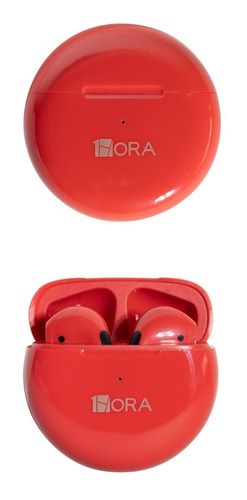 AUDIFONOS AIR POD BLUETOOTH RECARGABLES MANOS LIBRES ROJO