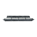 PATCH PANEL CAT 6 DE 48 PUERTOS 90/180° CON SOPORTE POSTERIOR INCLUIDO SIN BLINDAJE