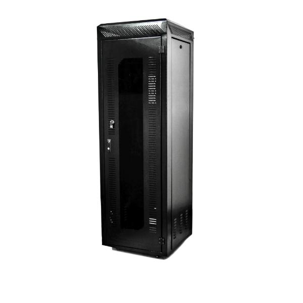 GABINETE RACK DE PISO 180X60X60 METALICO NEGRO 38 RU ELECTROESTATICA