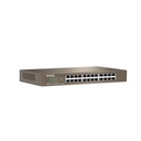 SWITCH ETHERNET 16 PUERTOS 10/100/1000 MBPS METAL PROTECCION 6KV PARA MONTAJE EN RACK 19"-ESCRITORIO