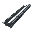 PATCH PANEL CAT 6 DE 24 PUERTOS 568A/568B CON BARRA POSTERIOR INCLUIDA SIN BLINDAJE