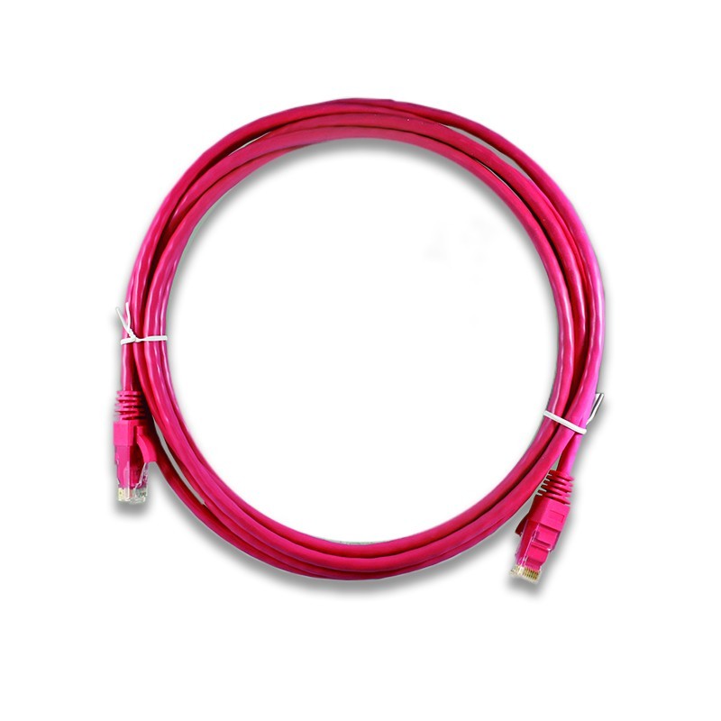 PATCH CORD UTP CATEGORIA 6A ROJO 2 METROS INTERNET