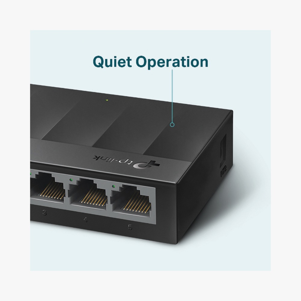 SWITCH TP-LINK PARA ESCRITORIO 5 PUERTOS 10/100/1000Mbps
