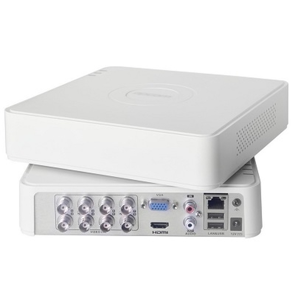 DVR DE 8 CANALES HIKVISION 1080P LITE + 1 BAHIA DE DISCO DURO