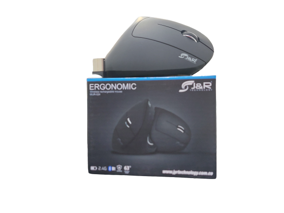 MOUSE INALAMBRICO VERTICAL RECARGABLE BLUETOOTH JYR 1600DPI