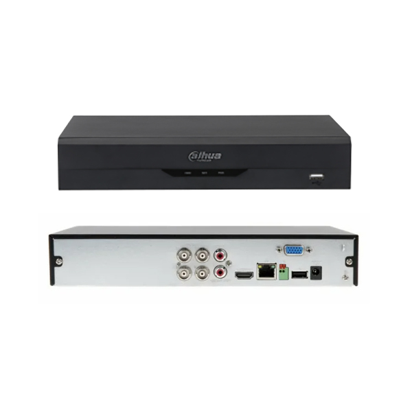XVR 4CH + 2CH IP GRABACION 1CH HASTA 5M-N REC FACIAL 1 HDMI 1 E/S RCA 1 SATA RS485 H265+