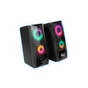 PARLANTES GAMER ESTEREO MULTIMEDIA 2.0 RGB USB PARA PC XTECH