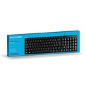 TECLADO USB ERGONOMICO SLIM NEGRO MULTILASER