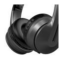 AUDIFONOS DIADEMAS BLUETOOTH 18 HORAS 3.5MM NEGROS PLEGABLES