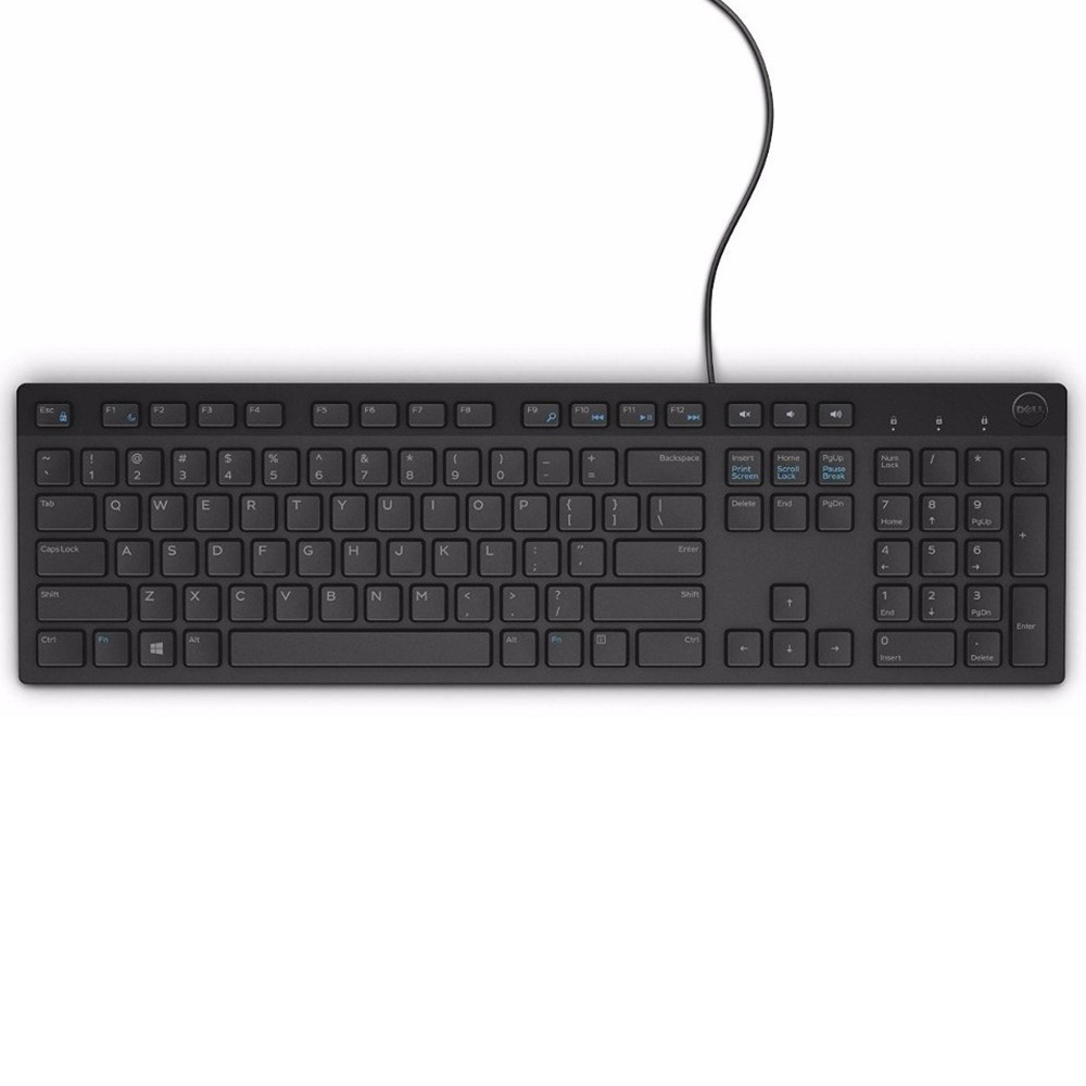 TECLADO USB DELL KB216-BK-US INGLES - NEGRO