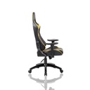 SILLA GAMER MORTAL AMARILLA GRIS NEGRO RECLINABLE