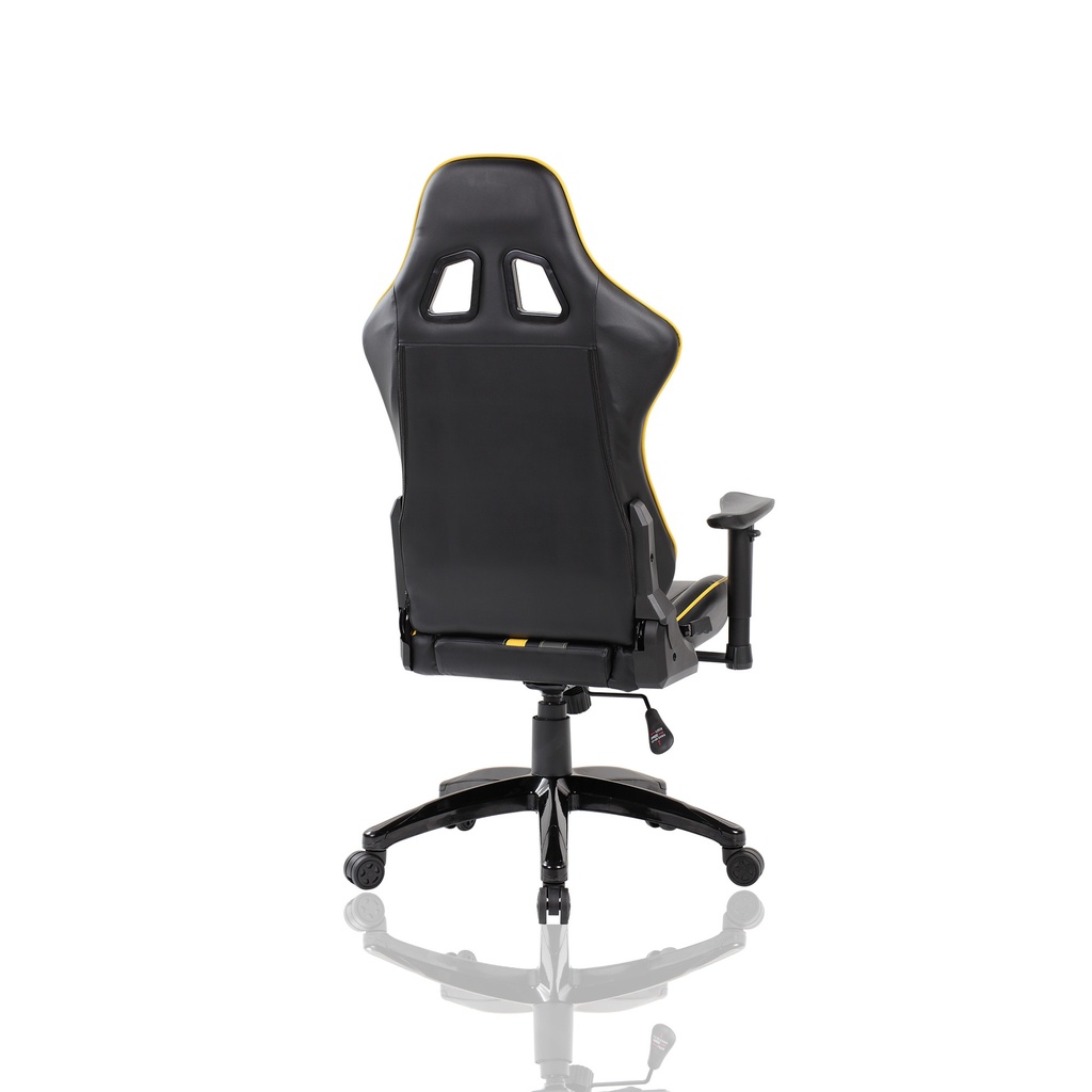 SILLA GAMER MORTAL AMARILLA GRIS NEGRO RECLINABLE