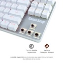 TECLADO GAMER BLANCO RGB GS200-B
