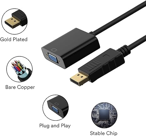 CONVERTIDOR HDMI A VGA CON AUDIO