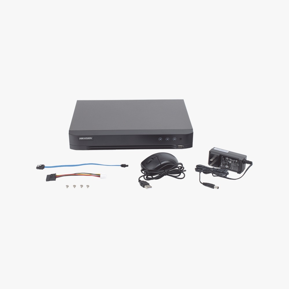 DVR 4 MEGAPIXEL / 4 CANALES TURBOHD + 2 CANALES IP / 1 BAHÍA DE DISCO DURO / AUDIO COAXITRON